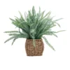 43cm Fern Artificial Plant In Brown Seagrass Basket 1 43cm Fern Artificial Plant In Brown Seagrass Basket -Gardens and Outdoor 43cm fern artificial plant in brown seagrass basket5010795674527 01c bq