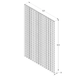 6ft Pine Trellis Panel, Pack Of 3 (W)122cm X (H)183cm 8 6ft Pine Trellis Panel, Pack Of 3 (W)122cm X (H)183cm -Gardens and Outdoor 6ft pine trellis panel pack of 3 w 122cm x h 183cm5013053173428 18bq