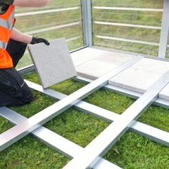 Adman Steel Sheds Multigrow 6.4x12 Greenhouse With Adjustable Vent -Gardens and Outdoor adman steel sheds multigrow 6 4x12 greenhouse with adjustable vent5391538910332 39c bq