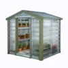Adman Steel Sheds Multigrow 6.4x8.8 Greenhouse With Adjustable Vent -Gardens and Outdoor adman steel sheds multigrow 6 4x8 8 greenhouse with adjustable vent5391538910325 01c bq