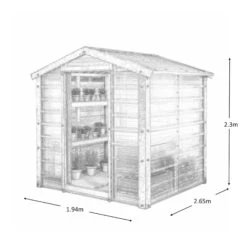 Adman Steel Sheds Multigrow 6.4x8.8 Greenhouse With Adjustable Vent 15 Adman Steel Sheds Multigrow 6.4x8.8 Greenhouse With Adjustable Vent -Gardens and Outdoor adman steel sheds multigrow 6 4x8 8 greenhouse with adjustable vent5391538910325 01t bq