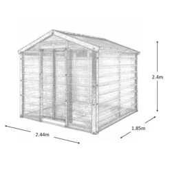 Adman Steel Sheds Multigrow 8x6.1 Greenhouse With Adjustable Vent -Gardens and Outdoor adman steel sheds multigrow 8x6 1 greenhouse with adjustable vent5391538910349 01t bq