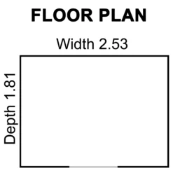 Arrow Greenvale 8x6 Apex Green & White Metal Shed 9 Arrow Greenvale 8x6 Apex Green & White Metal Shed -Gardens and Outdoor arrow greenvale 8x6 apex green white metal shed5013856993278 02t bq