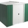 Arrow Greenvale 8x6 Apex Green & White Metal Shed 2 Arrow Greenvale 8x6 Apex Green & White Metal Shed -Gardens and Outdoor arrow greenvale 8x6 apex green white metal shed5013856993278 03c bq