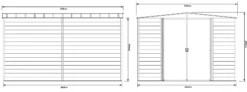 Arrow Woodvale 12x10 Apex Coffee Metal Shed 10 Arrow Woodvale 12x10 Apex Coffee Metal Shed -Gardens and Outdoor arrow woodvale 12x10 apex coffee metal shed5013856015246 03t BQ