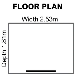 Arrow Woodvale 8x6 Apex Coffee Metal Shed -Gardens and Outdoor arrow woodvale 8x6 apex coffee metal shed5013856015215 03t BQ