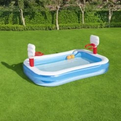 Bestway Bestway® Plain ABS Plastic & PVC Family Fun Pool (W) 1.68m X (L) 2.51m -Gardens and Outdoor bestway bestway plain abs plastic pvc family fun pool w 1 68m x l 2 51m6942138914153 02i
