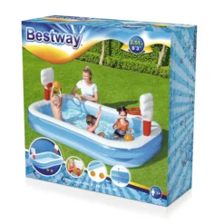 Bestway Bestway® Plain ABS Plastic & PVC Family Fun Pool (W) 1.68m X (L) 2.51m -Gardens and Outdoor bestway bestway plain abs plastic pvc family fun pool w 1 68m x l 2 51m6942138914153 08c