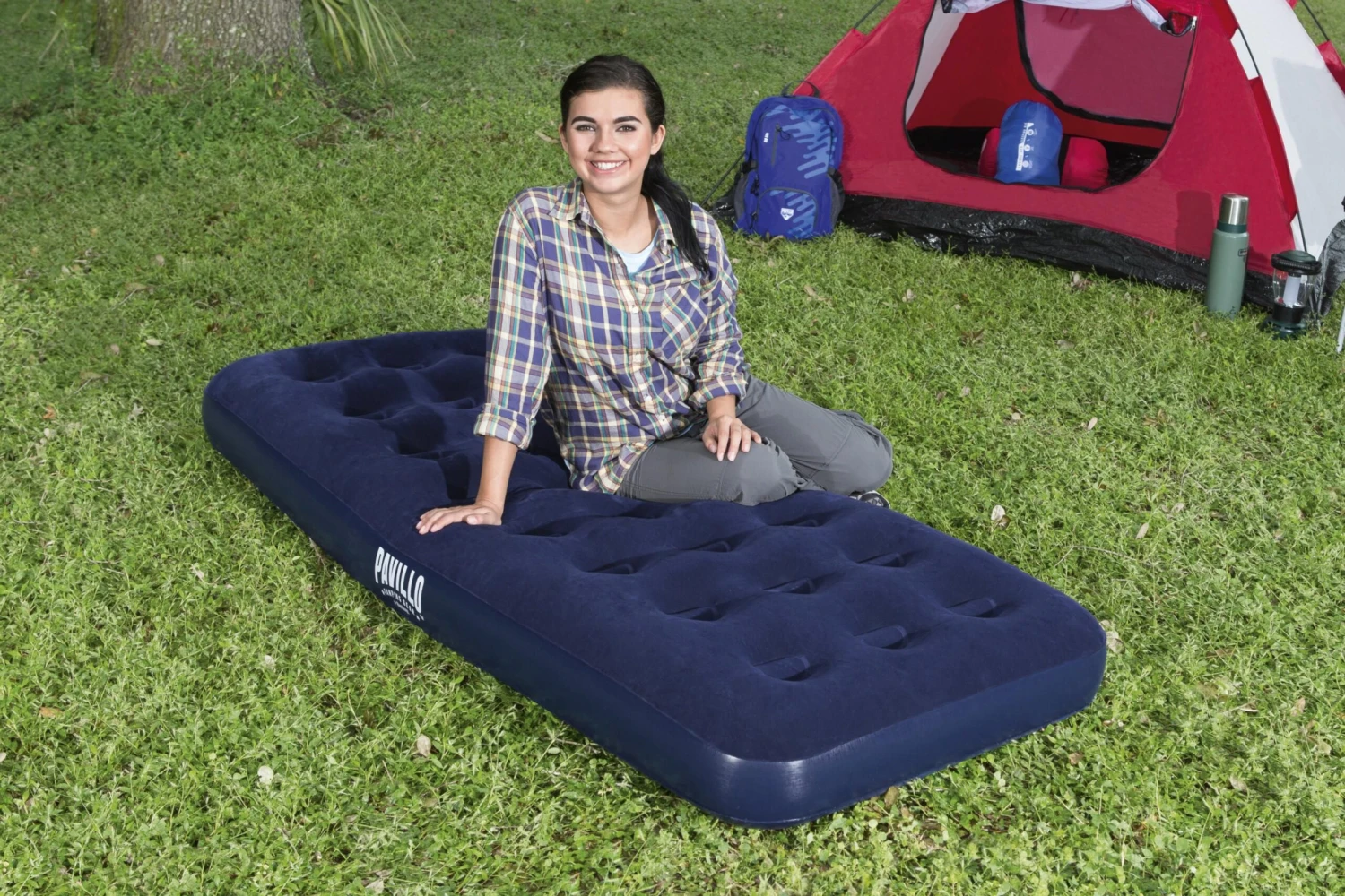 Bestway Blue Single Airbed 6 Bestway Blue Single Airbed - Image 4