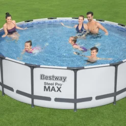 Bestway Fast Set Polyvinyl Chloride (PVC) Pool (W) 4.57m X (L) 4.57m -Gardens and Outdoor bestway fast set polyvinyl chloride pvc pool w 4 57m x l 4 57m6942138982589 02i bq
