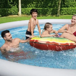 Bestway Fast Set Polyvinyl Chloride (PVC) Pool -Gardens and Outdoor bestway fast set polyvinyl chloride pvc pool6942138984668 03i bq