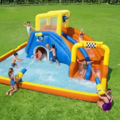 Bestway Multicolour Rectangular Super Speedway Water Park -Gardens and Outdoor bestway multicolour rectangular super speedway water park6942138984859 02i bq