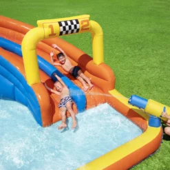Bestway Multicolour Rectangular Super Speedway Water Park -Gardens and Outdoor bestway multicolour rectangular super speedway water park6942138984859 05i bq