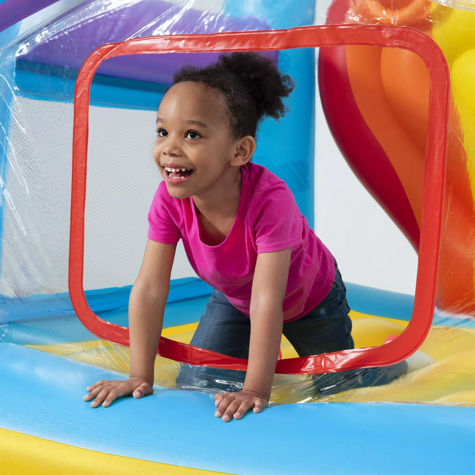 Bestway Multicolour Small Balloon Rectangular Bouncy Castle 6 Bestway Multicolour Small Balloon Rectangular Bouncy Castle - Image 4