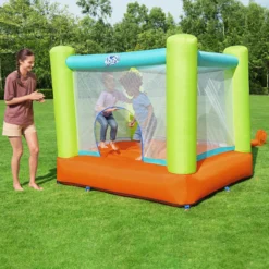 Bestway Multicolour Small Rectangular Bouncy Castle -Gardens and Outdoor bestway multicolour small rectangular bouncy castle6941607304198 01i