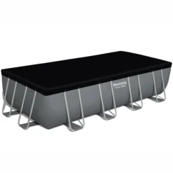 Bestway Power Steel® Plain Polyvinyl Chloride (PVC) & Steel Pool (W) 2.74m X (L) 5.49m -Gardens and Outdoor bestway power steel plain polyvinyl chloride pvc steel pool w 2 74m x l 5 49m6942138987157 21c