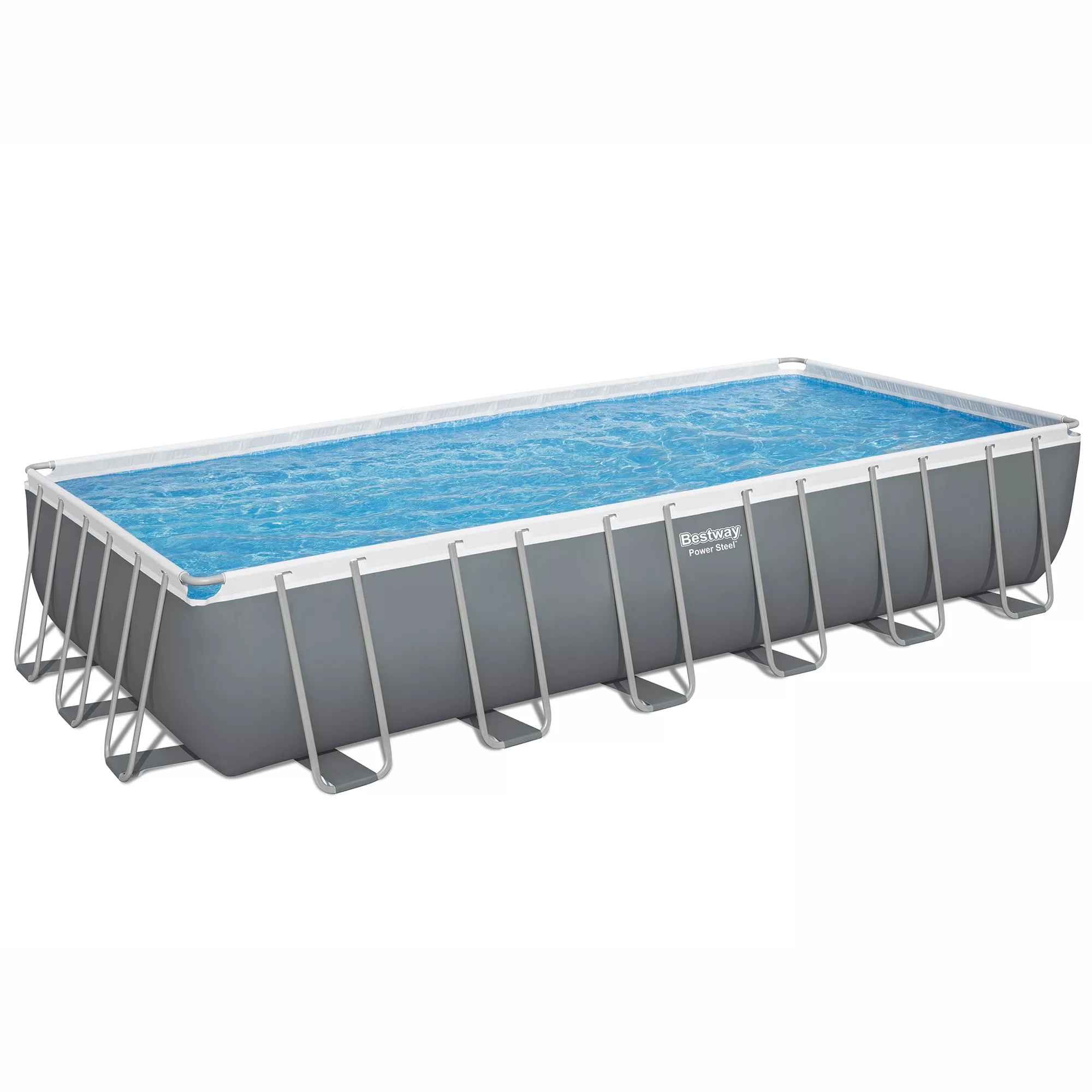 Bestway Power Steel® Plain Polyvinyl Chloride (PVC) & Steel Pool (W) 3.66m X (L) 7.32m 3 Bestway Power Steel® Plain Polyvinyl Chloride (PVC) & Steel Pool (W) 3.66m X (L) 7.32m