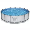 Bestway Steel Pro MAX™ Plain Polyvinyl Chloride (PVC) & Steel Pool (W) 4.57m X (L) 4.57m -Gardens and Outdoor bestway steel pro max plain polyvinyl chloride pvc steel pool w 4 57m x l 4 57m6941607328156 01c