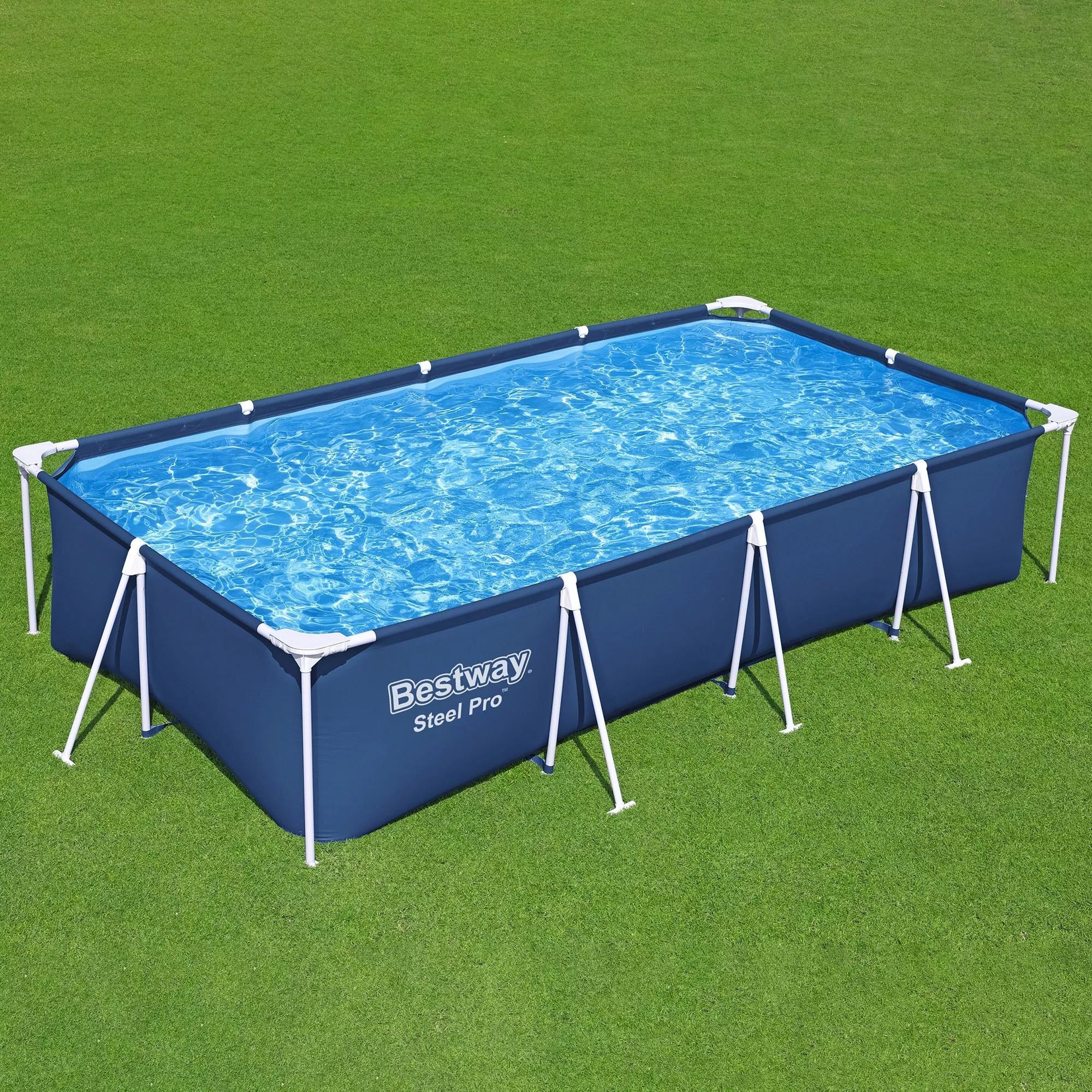 Bestway Steel Pro® Plain Polyvinyl Chloride (PVC) & Steel Pool (W) 2.11m X (L) 4m 6 Bestway Steel Pro® Plain Polyvinyl Chloride (PVC) & Steel Pool (W) 2.11m X (L) 4m - Image 4