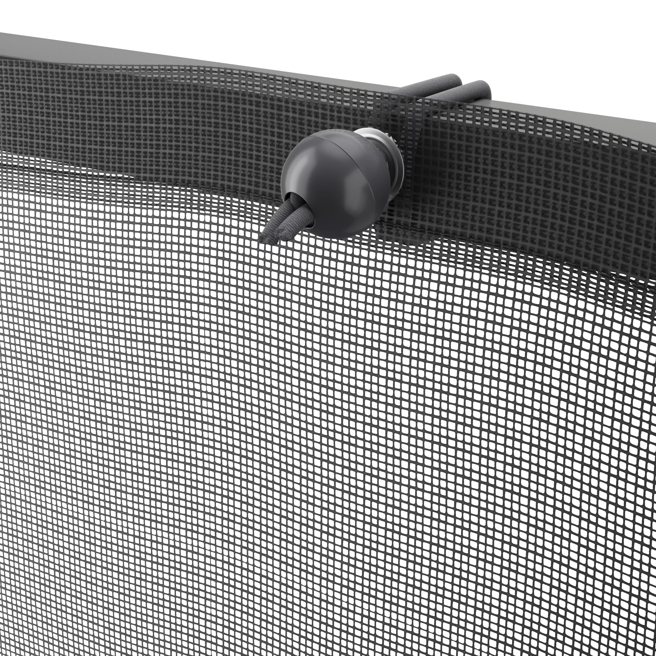 Black Polyester (PES) & PVC Garden Screen (H)1m (W)3m 7 Black Polyester (PES) & PVC Garden Screen (H)1m (W)3m - Image 5