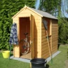 Blooma 6x4 Ft Apex Shiplap Wooden Shed -Gardens and Outdoor blooma 6x4 ft apex shiplap wooden shed3663602713234 03bq