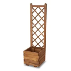 Blooma Bopha Brown Wooden Square Planter 8 Blooma Bopha Brown Wooden Square Planter -Gardens and Outdoor blooma bopha brown wooden square planter3663602701460 02bq