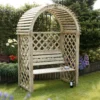 Blooma Chiltern Round Arbour, (H)1990mm (W)1340mm (D)800mm - Assembly Required 2 Blooma Chiltern Round Arbour, (H)1990mm (W)1340mm (D)800mm - Assembly Required -Gardens and Outdoor blooma chiltern round arbour h 1990mm w 1340mm d 800mm assembly required5397007007527 01i BQ