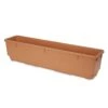 Blooma Florus Brown Plastic Bell Rectangular Trough -Gardens and Outdoor blooma florus brown plastic bell rectangular trough3663602700654 01bq