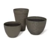 Blooma Momoka Grey Stone Effect Plastic Circular Plant Pot (Dia)50cm -Gardens and Outdoor blooma momoka grey stone effect plastic circular plant pot dia 50cm3663602700845 03bq