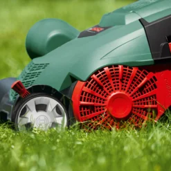 Bosch Power For All UniversalVerticut 1100 320mm Corded Raker & Scarifier -Gardens and Outdoor bosch power for all universalverticut 1100 320mm corded raker scarifier4059952574417 05c bq