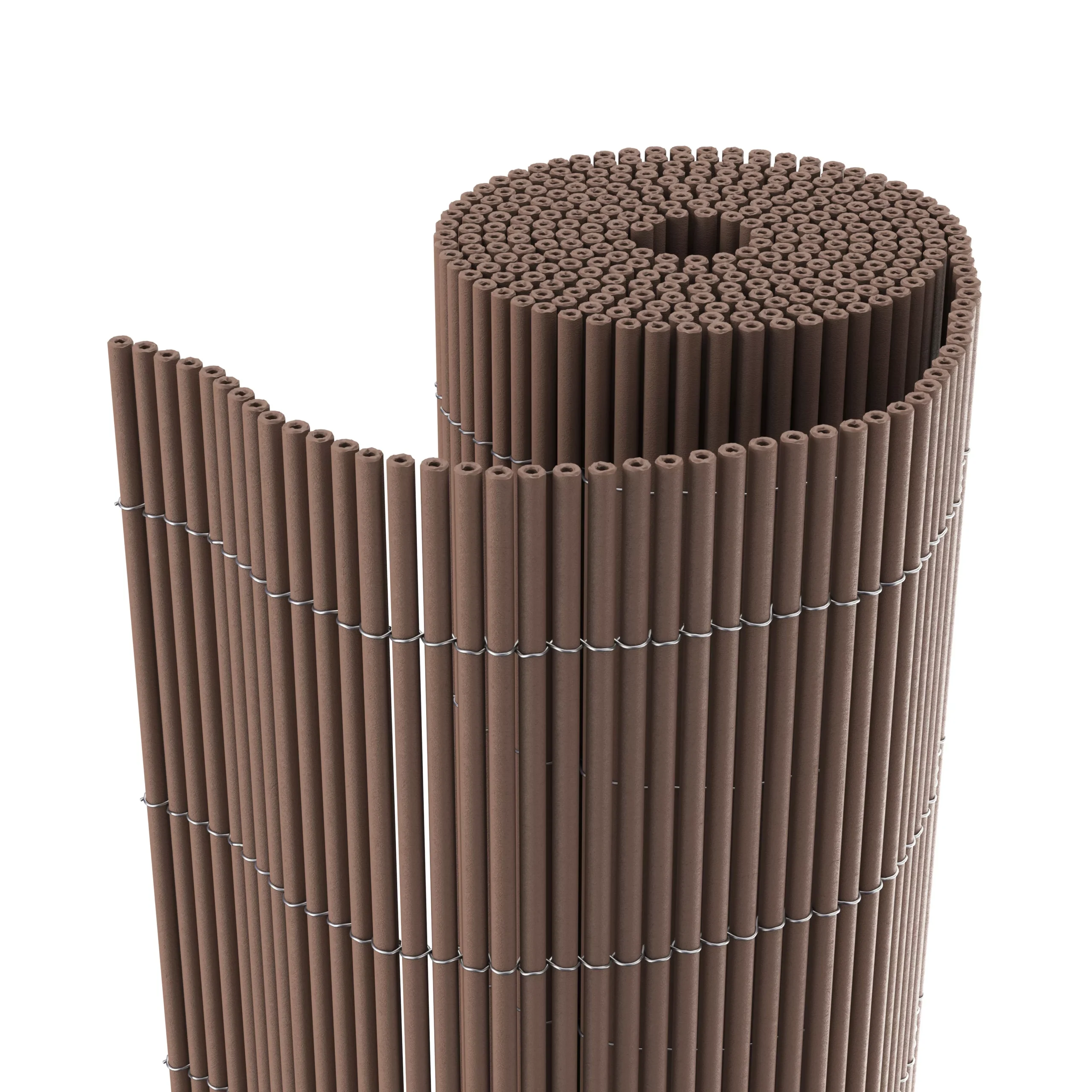 Brown Composite Garden Screen (H)1m (W)3m 4 Brown Composite Garden Screen (H)1m (W)3m - Image 2