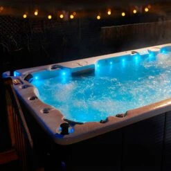 Canadian Spa Company St. Lawrence Swim Spa, 7 Seats -Gardens and Outdoor canadian spa company st lawrence swim spa 7 seats0700697210552 03i bq