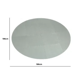 CleverSpa Grey Floor Protector (Dia)1.96m -Gardens and Outdoor cleverspa grey floor protector dia 1 96m5019008880274 01t bq