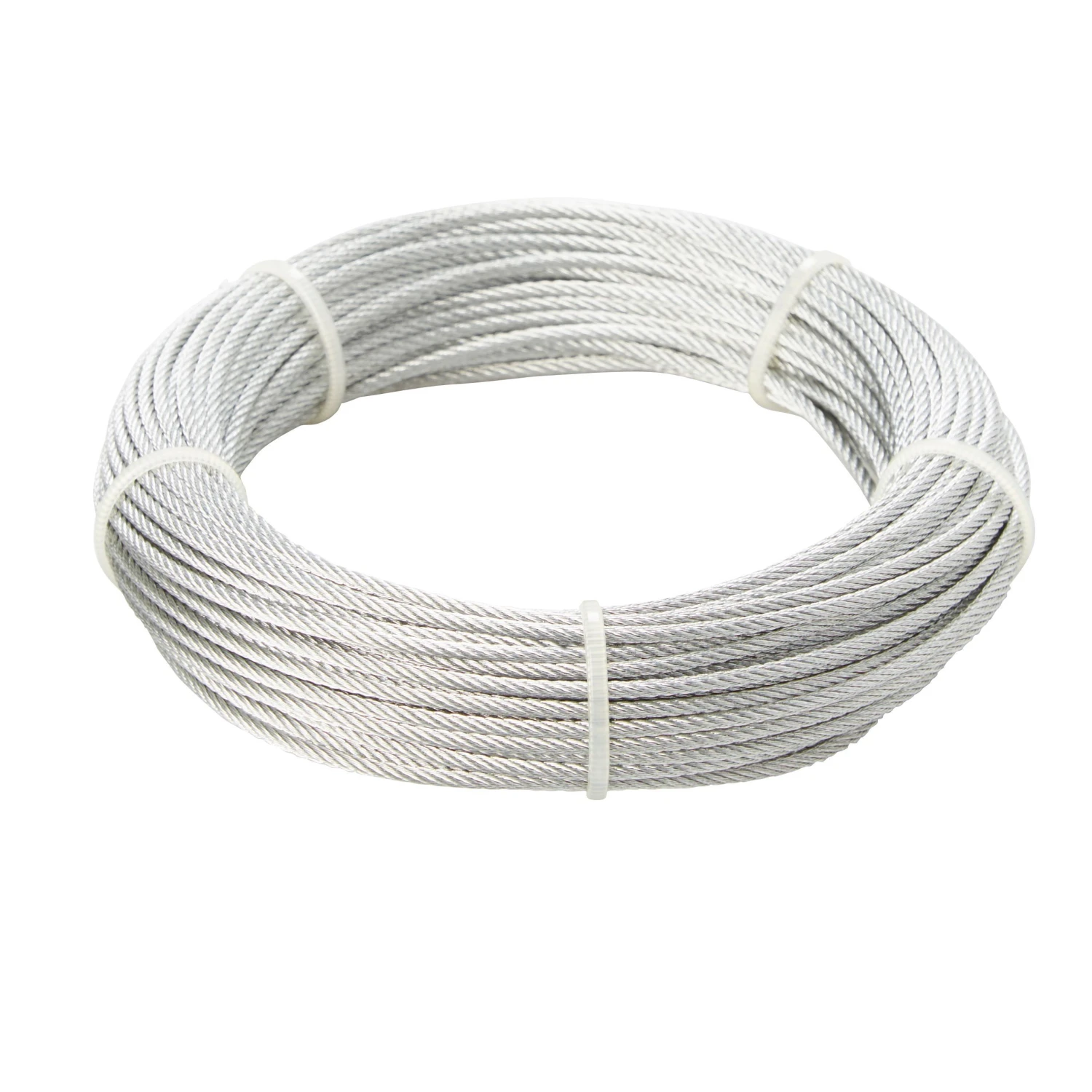 Diall Steel Cable, (L)20m (Dia)2mm 3 Diall Steel Cable, (L)20m (Dia)2mm