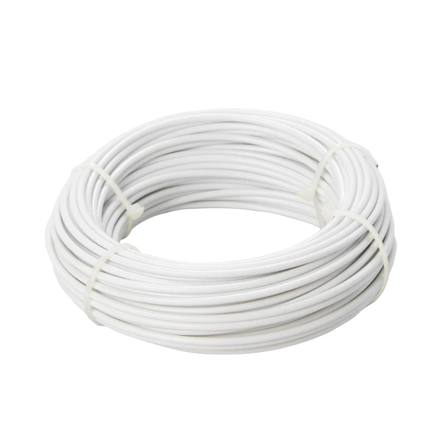 Diall White PVC & Steel Cable, (L)15m (Dia)1.7mm 3 Diall White PVC & Steel Cable, (L)15m (Dia)1.7mm