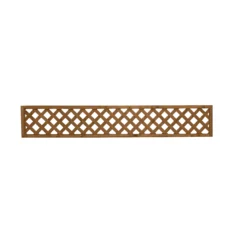 Diamond Pine Trellis Panel, Pack Of 5 (W)183cm X (H)32cm -Gardens and Outdoor diamond pine trellis panel pack of 5 w 183cm x h 32cm5013053173480 02bq
