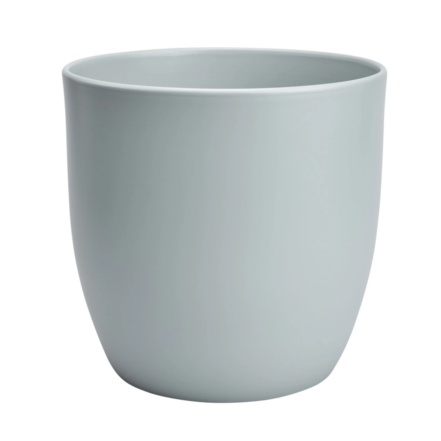 Duck Egg Ceramic Round Plant Pot (Dia)27cm 3 Duck Egg Ceramic Round Plant Pot (Dia)27cm