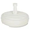 Eda White Parasol Base 0.74kg -Gardens and Outdoor eda white parasol base 0 74kg3086960016135 01bq