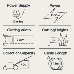 Flymo Speedi-Mo Corded Rotary Lawnmower 17 Flymo Speedi-Mo Corded Rotary Lawnmower -Gardens and Outdoor flymo speedi mo corded rotary lawnmower7391736343046 01t EN bq