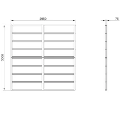 Forest 10x10 Timber Shed Base (L) 301cm X (W) 295cm 7 Forest 10x10 Timber Shed Base (L) 301cm X (W) 295cm -Gardens and Outdoor forest 10x10 timber shed base l 301cm x w 295cm5013053182192 01t bq