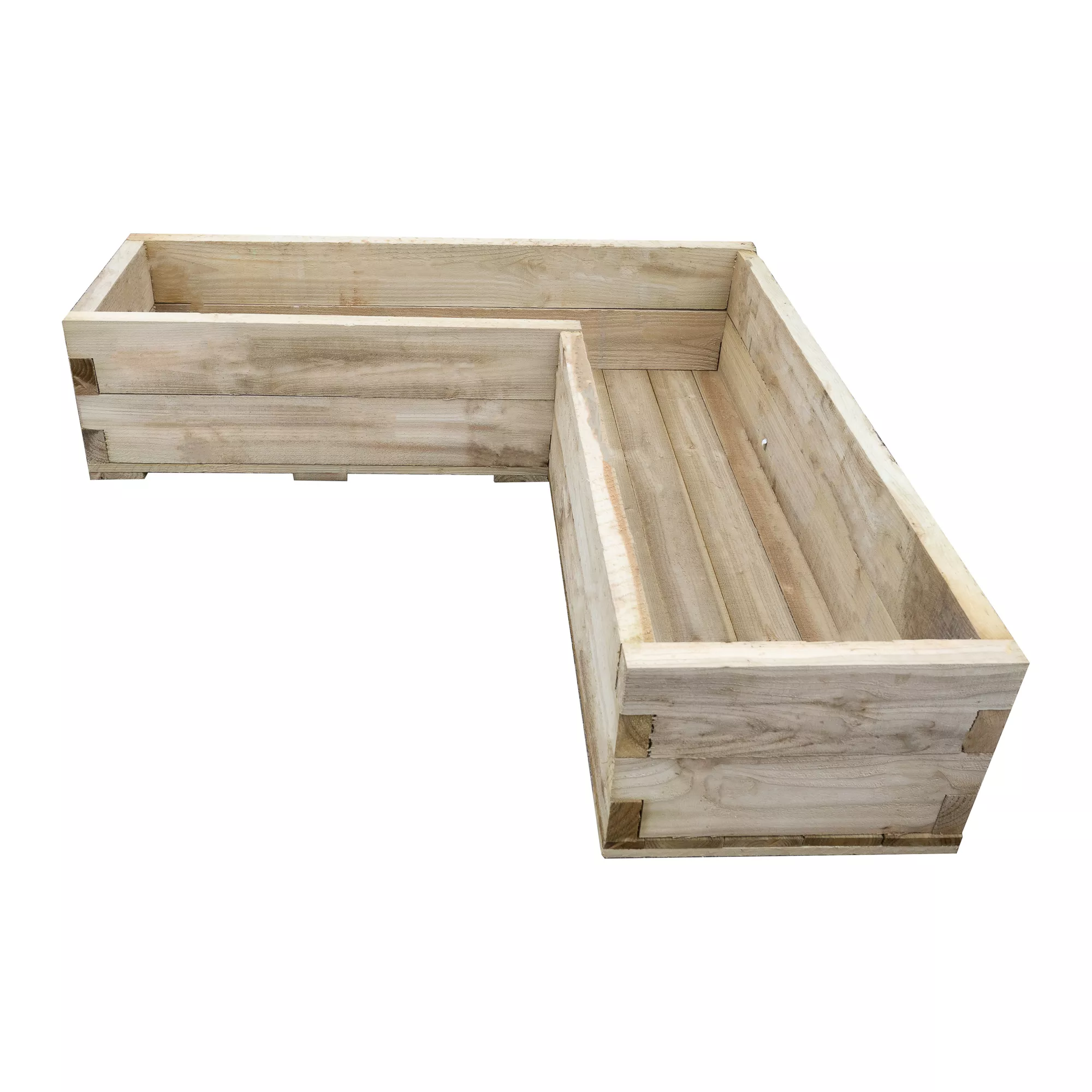 Forest Garden 1.3m X 1.3m Mixed Softwood Rectangular Raised Bed Kit 1.72m² 4 Forest Garden 1.3m X 1.3m Mixed Softwood Rectangular Raised Bed Kit 1.72m² - Image 2