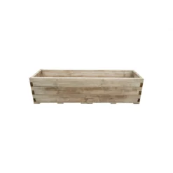 Forest Garden 1.8m X 0.45m Mixed Softwood Rectangular Raised Bed Kit 0.81m²