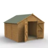 Forest Garden 10x10 Apex Dip Treated Shiplap Wooden Shed With Floor (Base Included) -Gardens and Outdoor forest garden 10x10 apex dip treated shiplap wooden shed with floor base included 5013053192931 01c
