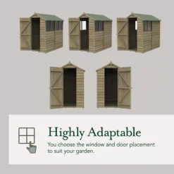 Forest Garden 10x10 Apex Pressure Treated Overlap Wooden Shed With Floor -Gardens and Outdoor forest garden 10x10 apex pressure treated overlap wooden shed with floor5013053192801 04t