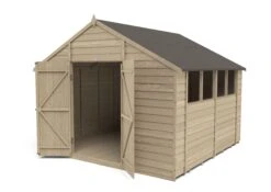 Forest Garden 10x10 Ft Apex Overlap Wooden 2 Door 4 Windows Shed With Floor - Assembly Service Included 12 Forest Garden 10x10 Ft Apex Overlap Wooden 2 Door 4 Windows Shed With Floor - Assembly Service Included -Gardens and Outdoor forest garden 10x10 ft apex overlap wooden 2 door 4 windows shed with floor assembly service included5013053178027 21c bq