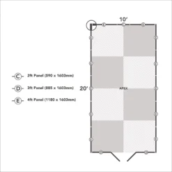Forest Garden 10x20 Apex Pressure Treated Overlap Wooden Shed With Floor (Base Included) -Gardens and Outdoor forest garden 10x20 apex pressure treated overlap wooden shed with floor base included 5013053192825 02t