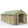 Forest Garden 10x20 Apex Pressure Treated Overlap Wooden Shed With Floor (Base Included) - Assembly Service Included -Gardens and Outdoor forest garden 10x20 apex pressure treated overlap wooden shed with floor base included assembly service included5013053192825 01c