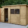 Forest Garden 10x6 Ft Pent Overlap Wooden 2 Windows Shed With Floor -Gardens and Outdoor forest garden 10x6 ft pent overlap wooden 2 windows shed with floor5013053178638 01i bq