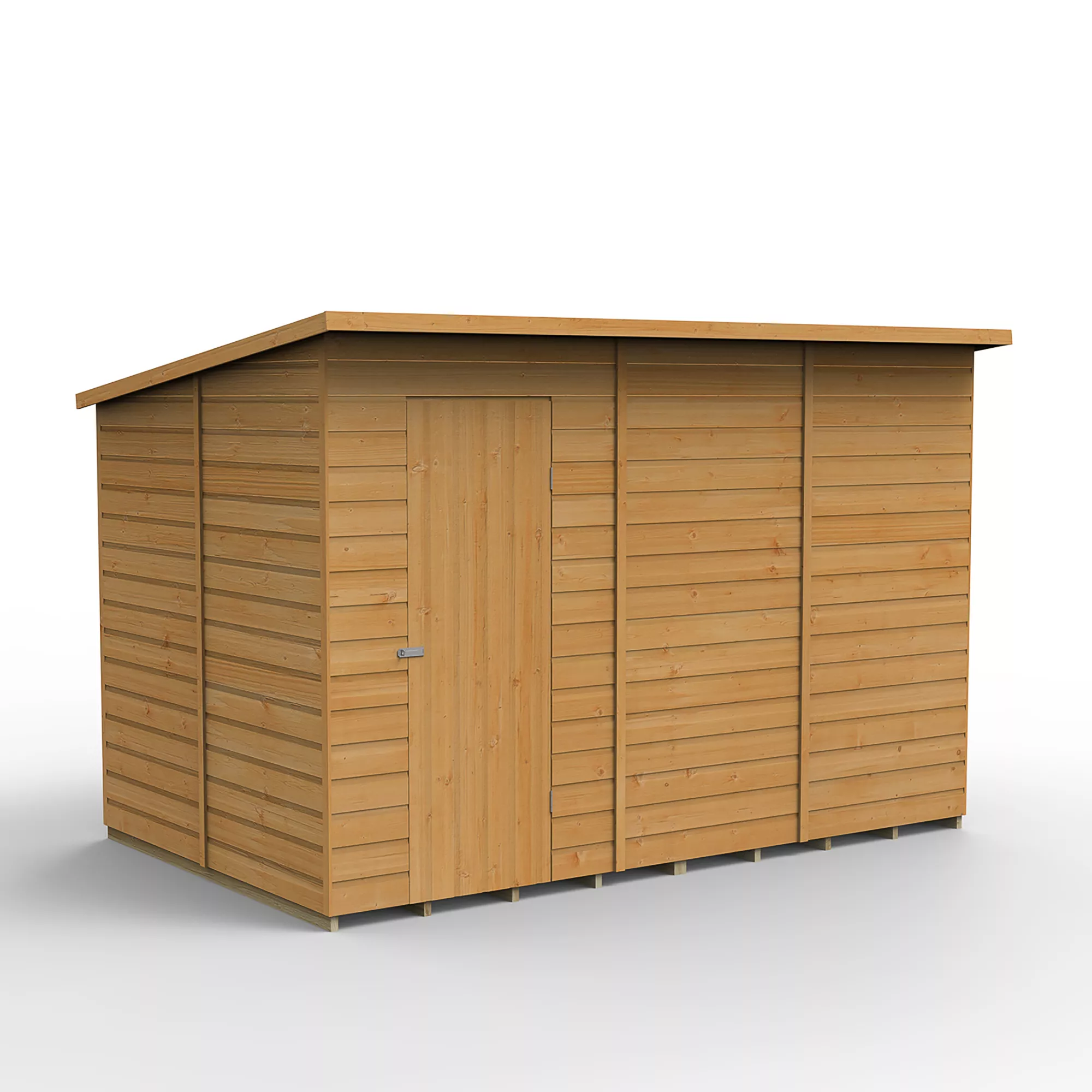 Forest Garden 10x6 Pent Dip Treated Shiplap Wooden Shed With Floor - Assembly Service Included 4 Forest Garden 10x6 Pent Dip Treated Shiplap Wooden Shed With Floor - Assembly Service Included - Image 2