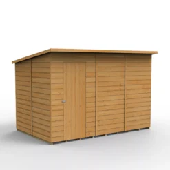 Forest Garden 10x6 Pent Dip Treated Shiplap Wooden Shed With Floor (Base Included) 7 Forest Garden 10x6 Pent Dip Treated Shiplap Wooden Shed With Floor (Base Included) -Gardens and Outdoor forest garden 10x6 pent dip treated shiplap wooden shed with floor base included 5013053193884 02c